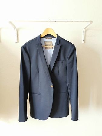 SCHÖNER ZARA BLAZER, SLIM-FIT, GRÖSSE 50