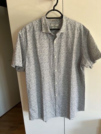 Herren kurzarm Hemd mit Muster von Jack&Jones Premium Gr. XL