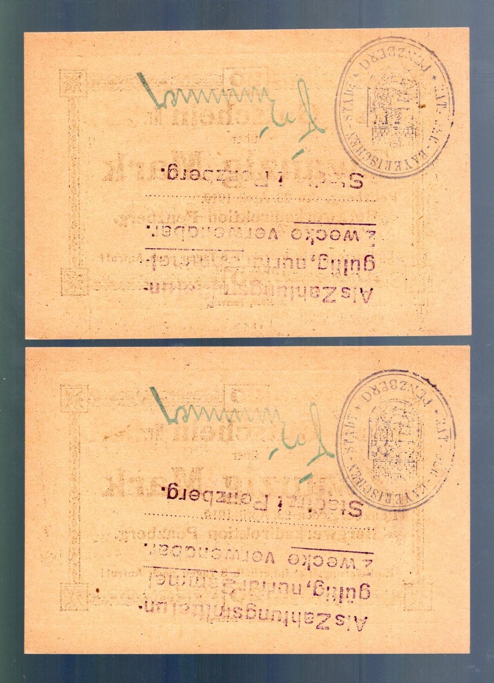Banknoten: Germany noten 2 stück UNZ – Neu (gemäss Beschreibung) aus Leibstadt von baroc333 1