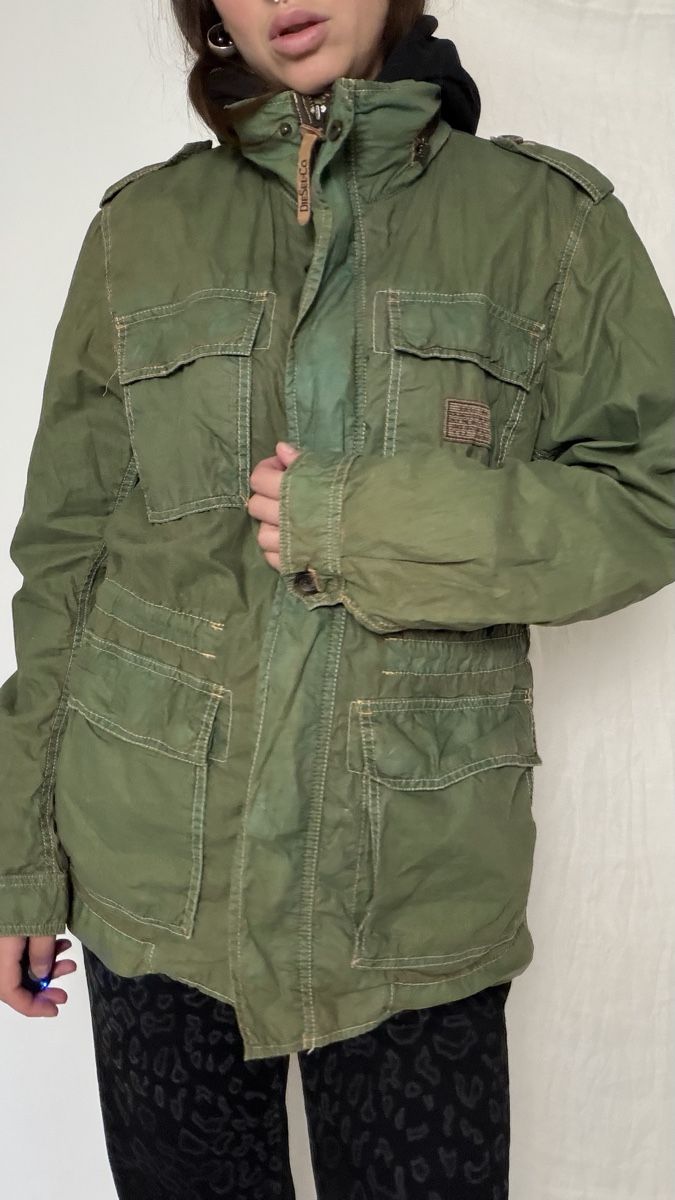 Diesel Jacken: Green diesel military jacket – Gebraucht aus Knonau von Grapesvintage 8