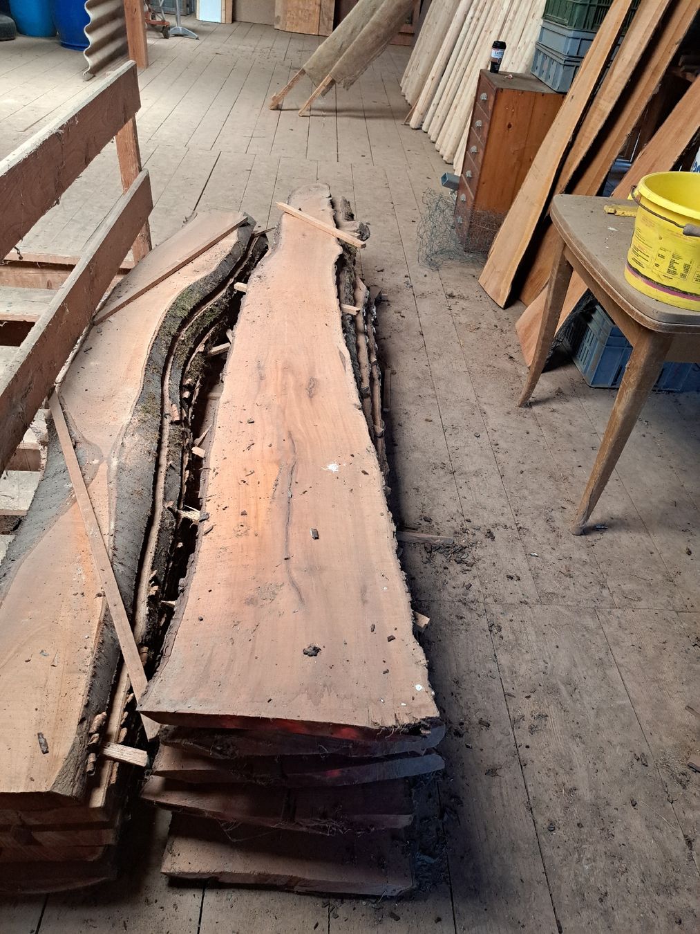 Holzartikel: Birnbaumstamm Bretter – Gebraucht aus Hohenrain von Forstwart1997