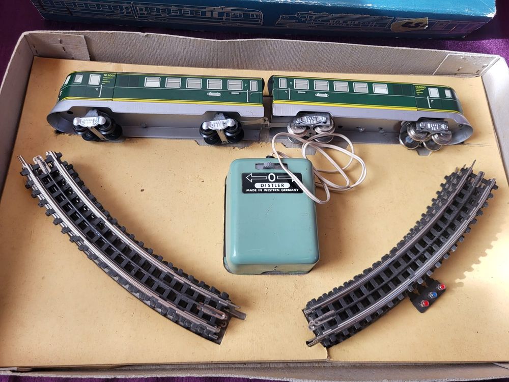 Distler Batterie-Bahn spur ho TD 5000 2 teilig 1957 (Gebraucht) in ...