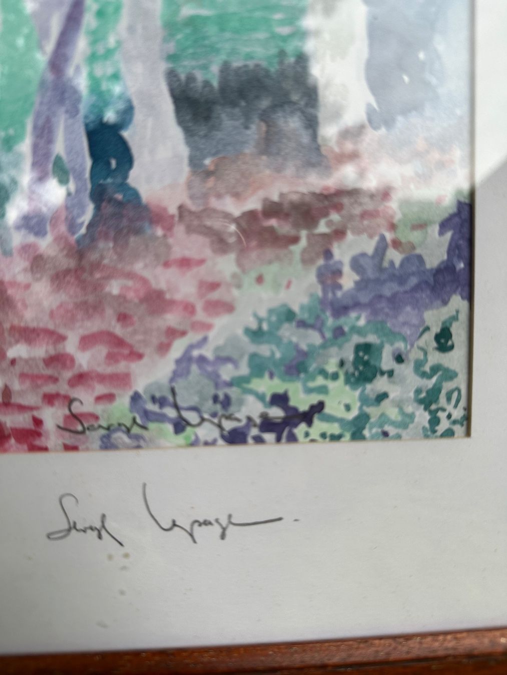Tele & Cornici: Belle aquarelle signée – Usato da Lausanne venduto da artnouveau04 2