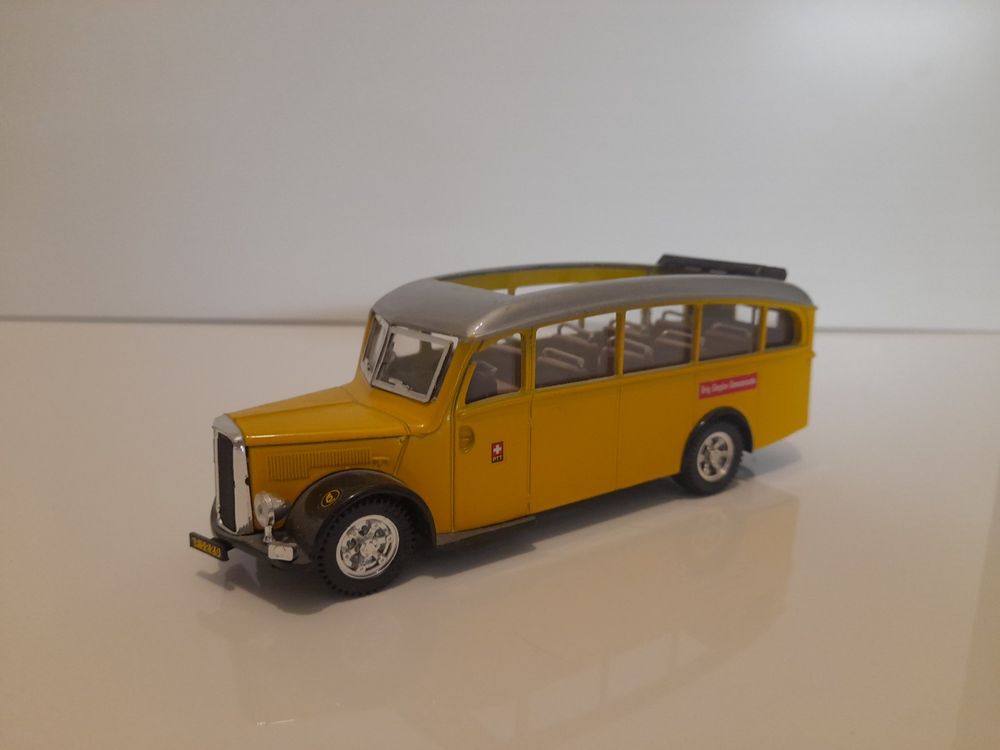 Vitesse Saurer Type C Autobus 1950 - Miniature 1/43 Zamak Multicolore - Occasion