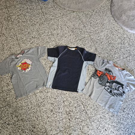 T-Shirts 3 Stück Elkline, Superdad,Bagger Gr.128