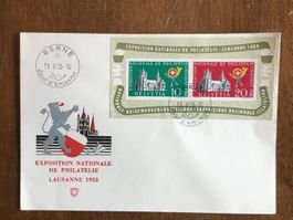 FDC 1955 Französich SBK 250.-