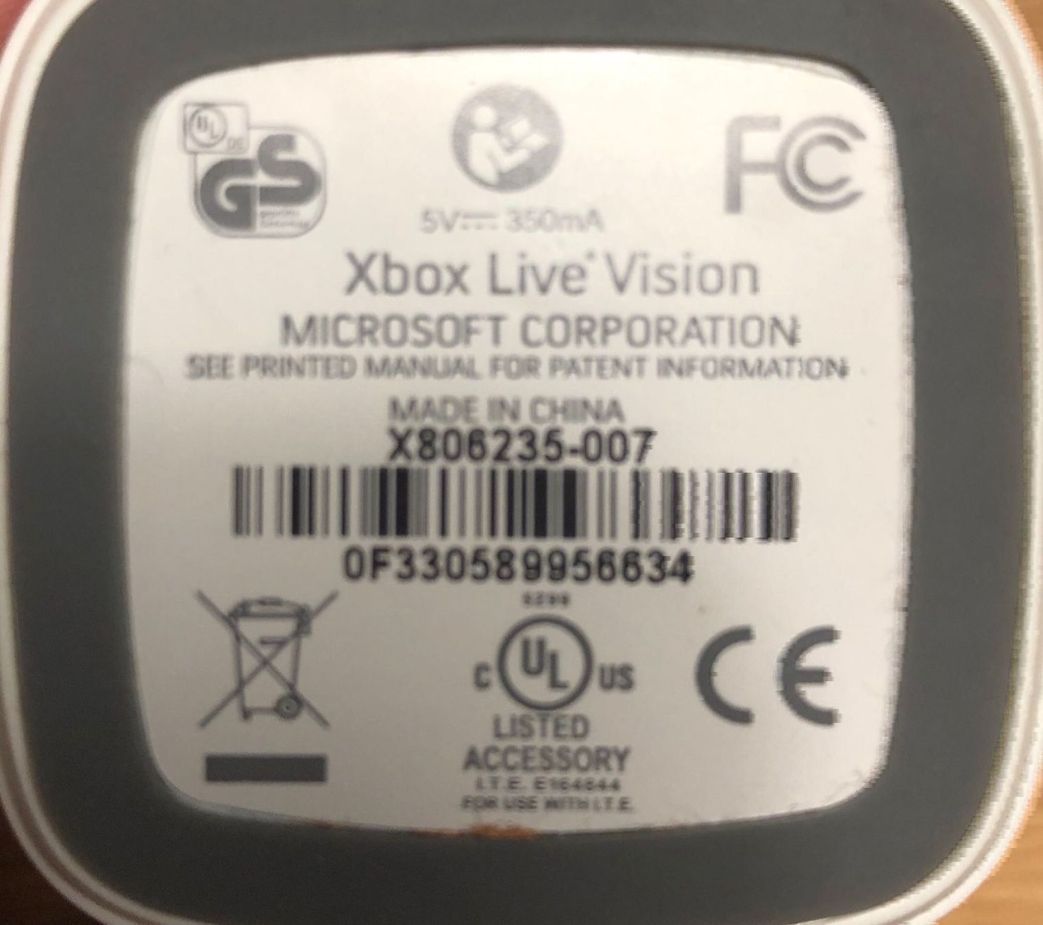 Webcam: Xbox 360 Live Vision Kamera – Usato da Kestenholz venduto da Dickies09 2