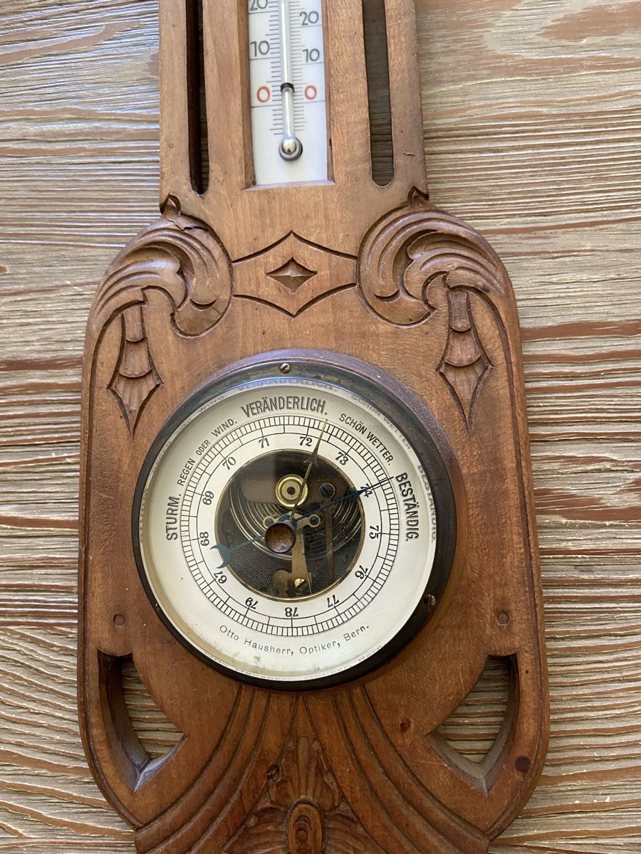 Sonstiges für Haushalt & Wohnen: Antike Jugendstil Wetterstation – Gebraucht aus Düdingen von Reconflo 1