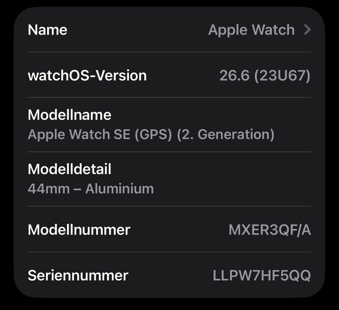 Apple Smartwatch: Apple Watch SE 2. Generationen GPS – Gebraucht aus Basel von enotheking 5