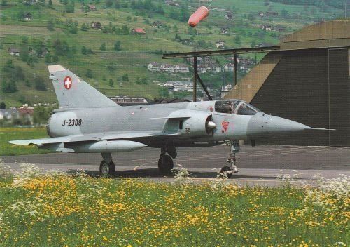 Ansichtskarten: Postcard Swiss AF Dassault Mirage III S – Neu (gemäss Beschreibung) aus Basel von Dogana