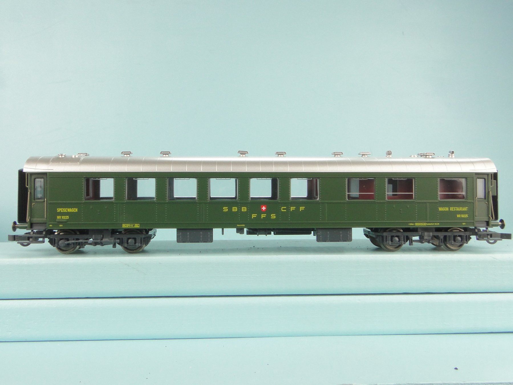 Roco Modellini di ferrovie: Roco 44876 H0 DC SBB Speisewagen – Usato da Bülach venduto da cann11 2
