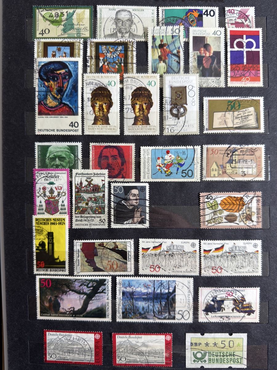 Alben: Briefmarken Sammlung 4/4 - vorwiegend Deutschland – Gebraucht aus Vaz/Obervaz von rea_w8cv 2