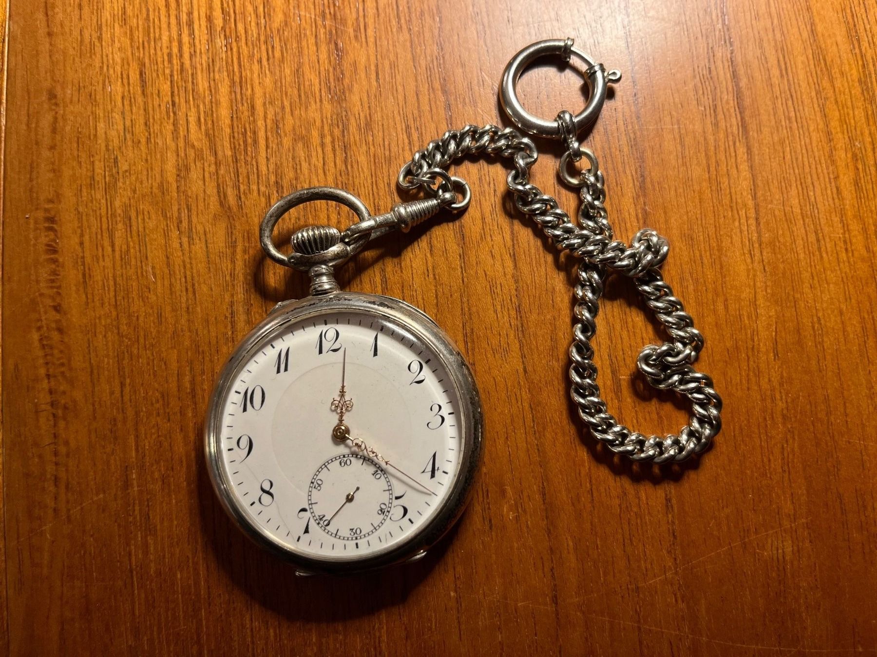 Orologi: Taschenuhr aus Silber – Usato da Bern venduto da Vineb