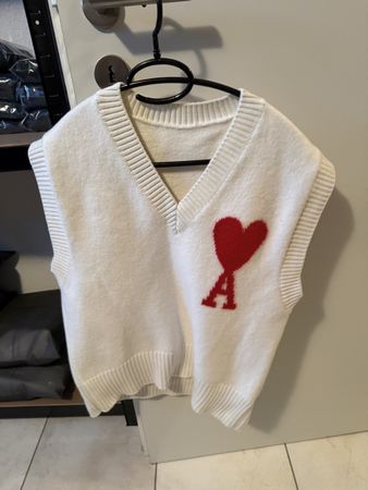 Ami Paris Coeur sleeveless T-shirt