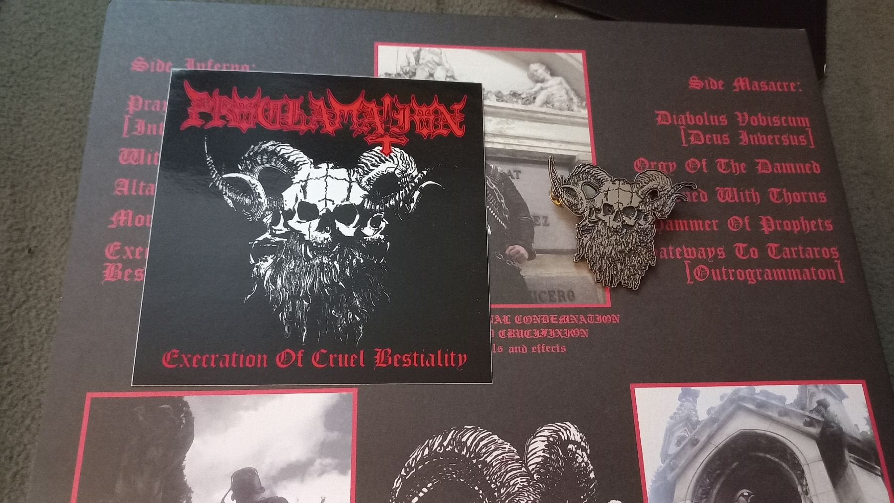 Dischi in vinile: Proclamation- Execration..PIC-LP VINYL DEATH/Black Metal – Usato da Olten venduto da Donatello1984 3