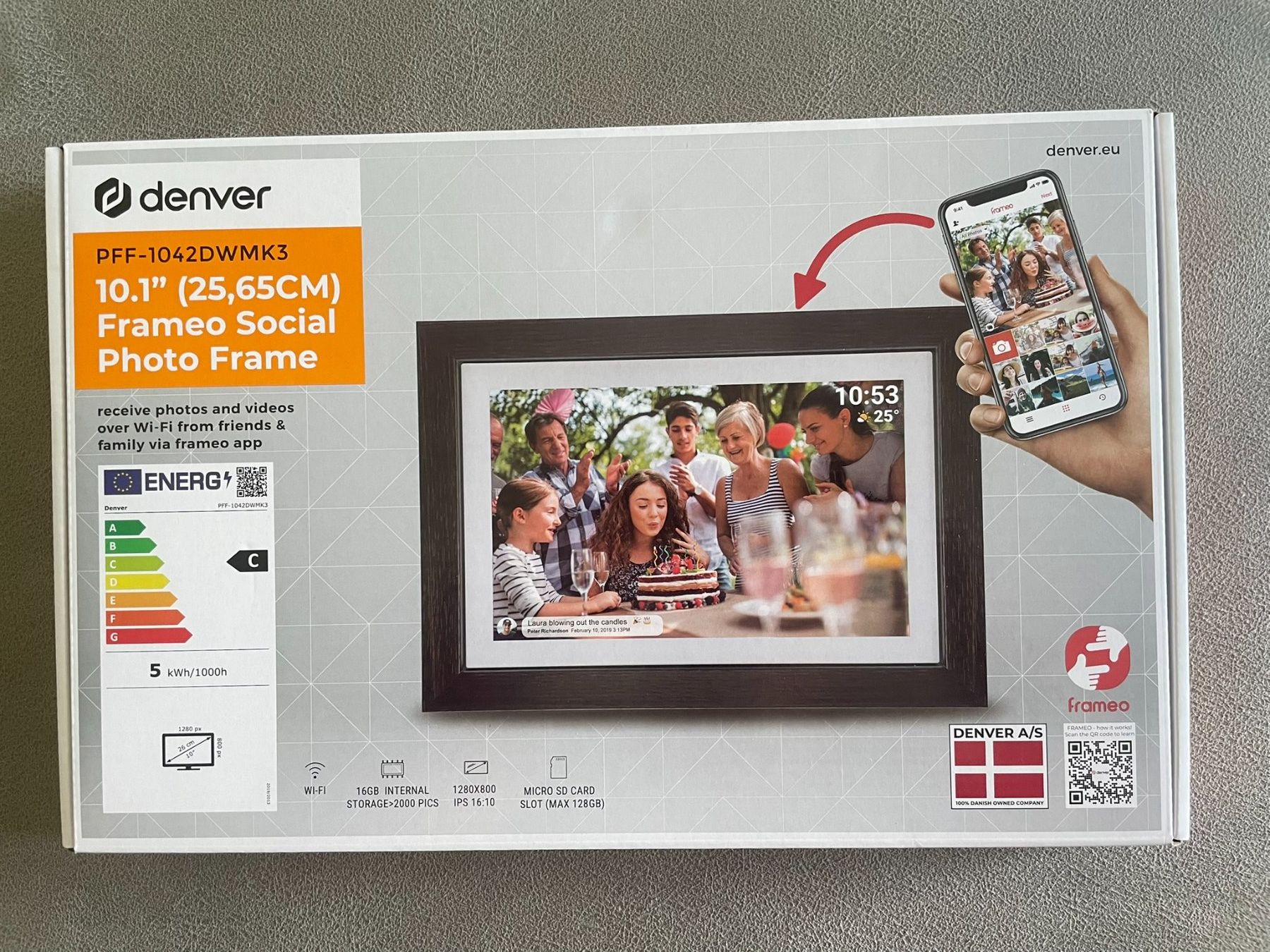 Bilderrahmen: Bilderrahmen Digital Denver Frameo PFF-1042 – Neu (gemäss Beschreibung) aus Oftringen von Otlehm