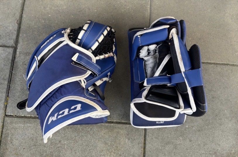 Protezioni & Imbottiture: Original EVZ Goalieset Tim Wolf / Gian Luca Zaetta CCM – Usato da Kallnach venduto da Chaesi89 3