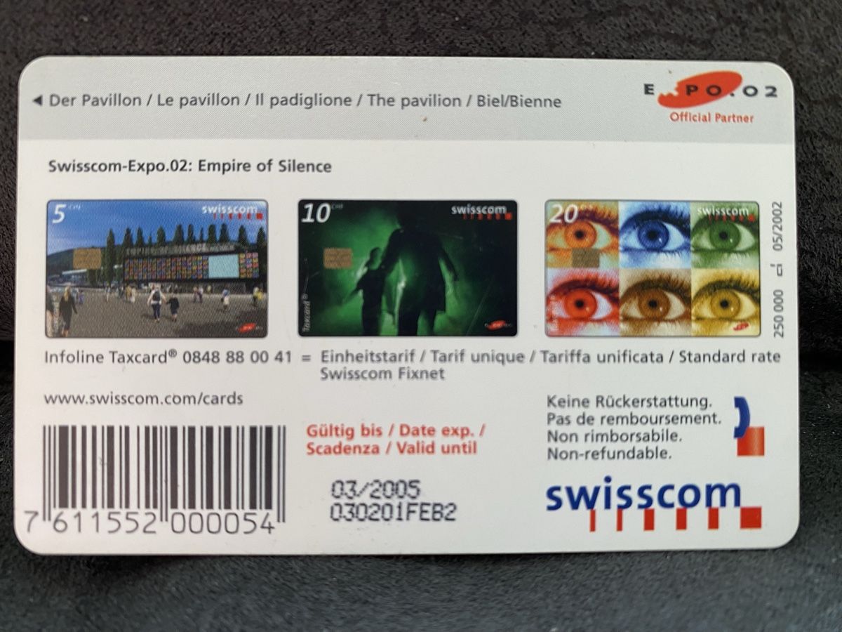 Schede telefoniche: Taxcard S2 – Usato da Lausanne venduto da babacard10 1