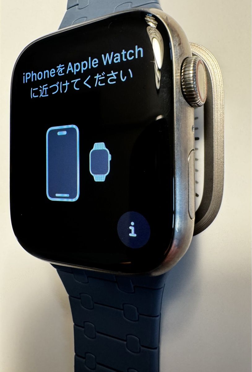 Apple Smartwatch: Apple Watch Series 7, 45mm, Titanium CEL – Gebraucht aus Mels von  2