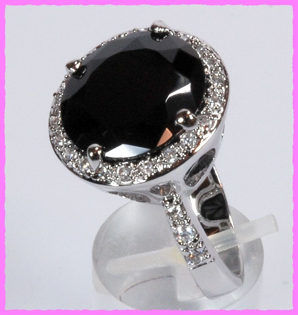 Anelli: Wow, Ring mit grossem Zirkonia – Nuovo e nell'imballaggio originale da Oberglatt ZH venduto da Diamond-Girl 2