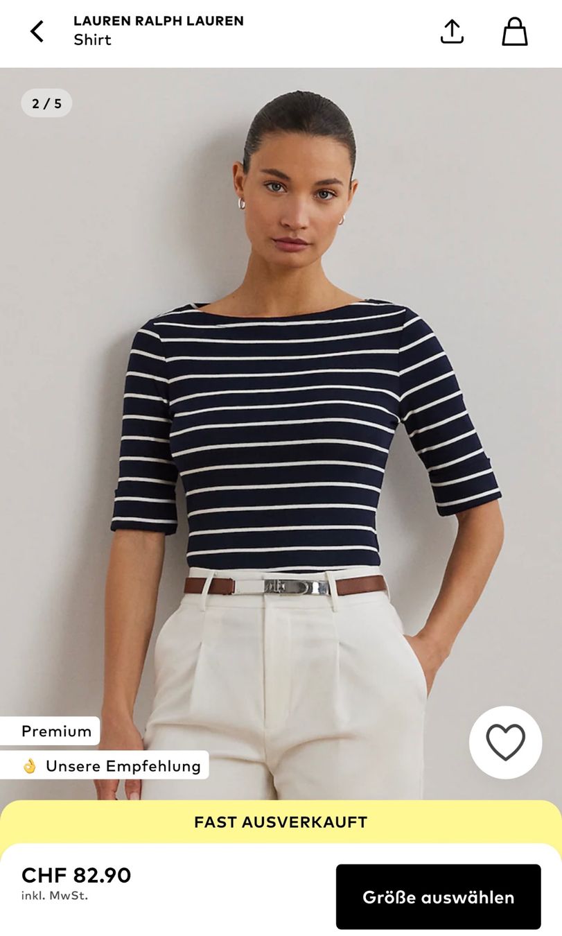 Ralph Lauren T-shirt: Ralph Lauren Oberteil – Usato da Zürich venduto da 2KiWi