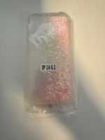 iPhone 14 (/13) Hülle mit Glitzer & Sternen – Rosa / Silber