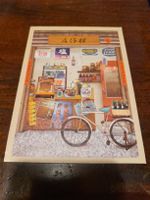 Carte postale de Taiwan, Magasin d'alimentation vintage.