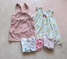 1025 – 5 pièces fille (H&M, Orchestra…) – 86-92 (12-24 mois)