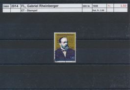 2014 FL, "Gabriel Rheinberger", ET - Stempel