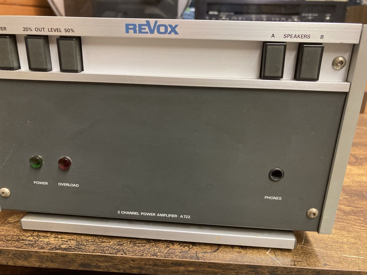 Revox Verstärker: Revox A722 Endstufe – Defekt aus Lenzburg von HanspeterT 1