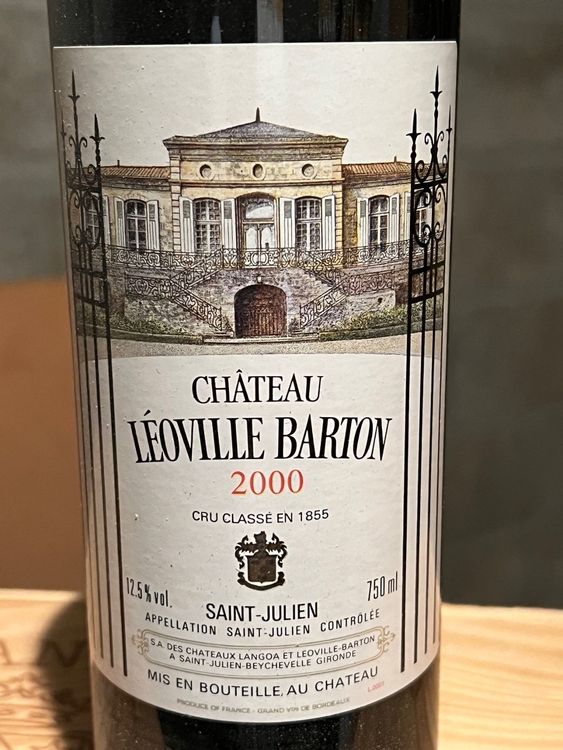 CHATEAU LEOVILLE BARTON 2000 SAINTJULIEN PARKER 96 Acheter sur Ricardo