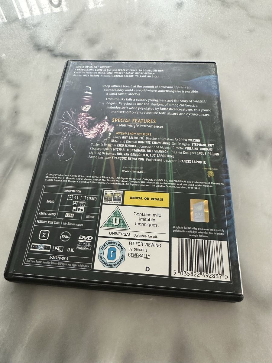 Tutti i DVDs: Cirque du Soleil - Varekai DVD – Usato da Bülach venduto da Chati_ 1