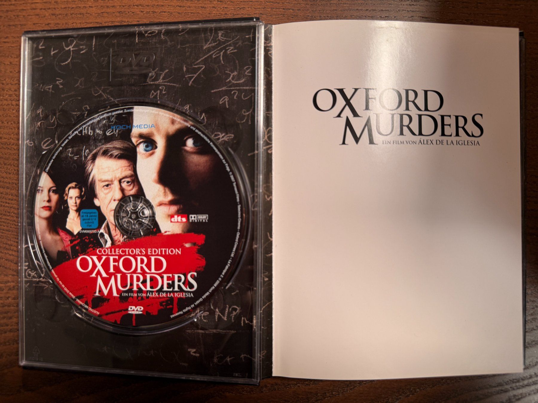 Tutti i DVDs: Oxford Murders - Mediabook – Usato da Zürich venduto da FilmFreunde 2