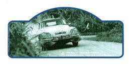 Plaque Rallye « Citroën DS - 1973 Rallye du Bandama 