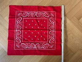 Bandana 100% cotton red