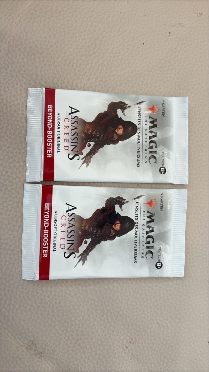 Magic The Gathering Carte collezionabili: 2 Magic The Gathering Assassin's Creed Beyond Booster  – Nuovo (secondo la descrizione) da Emmenbrücke venduto da Dr.Stone