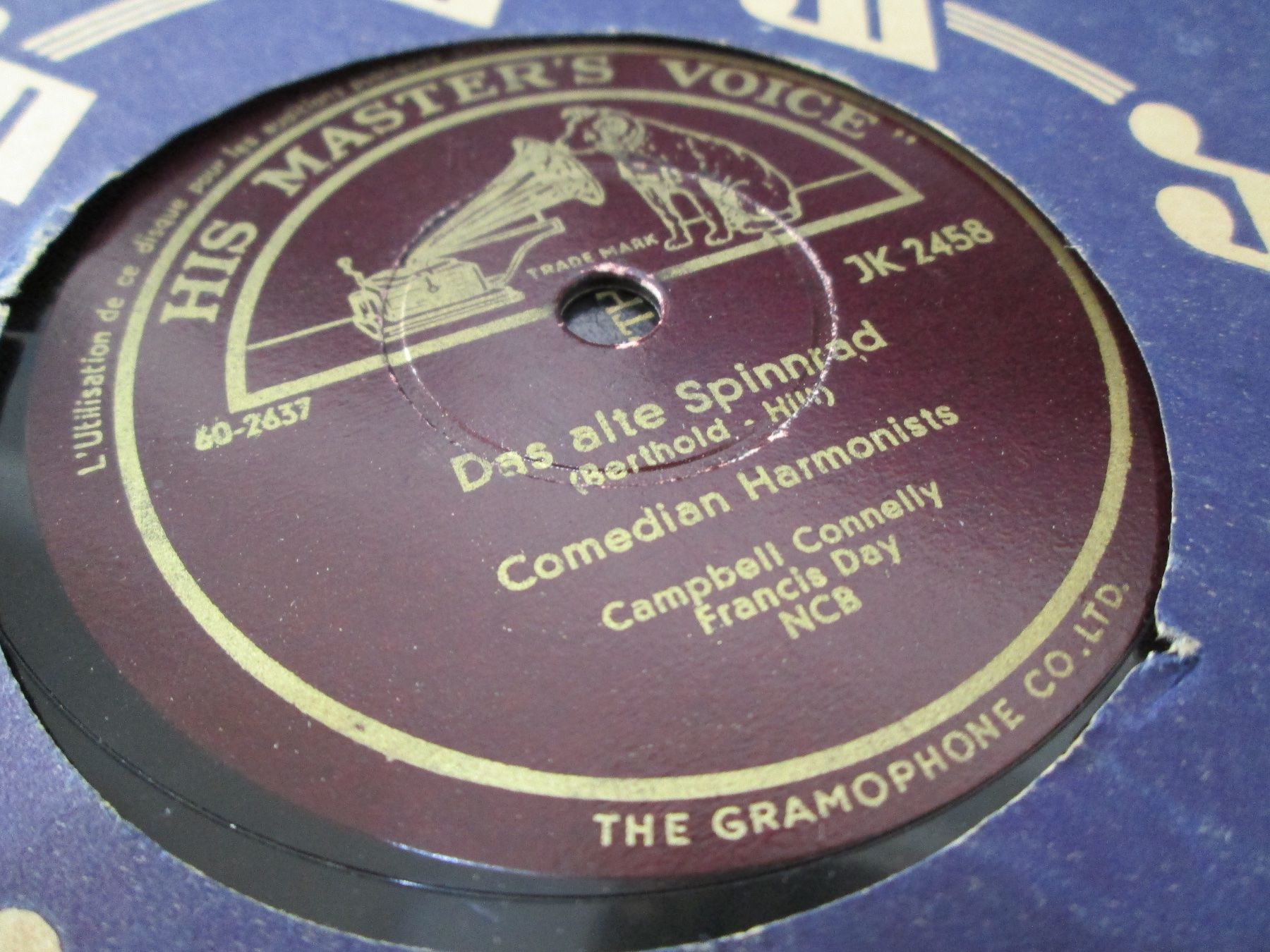 Schallplatten: DISQUES 78 TOURS – Gebraucht aus Lausanne von Leag 4