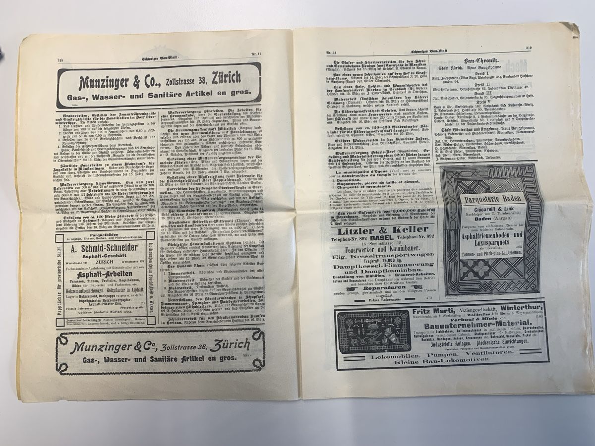 Foto & Immagini: Baublatt 1903 – Usato da Andwil SG venduto da Dabian 2