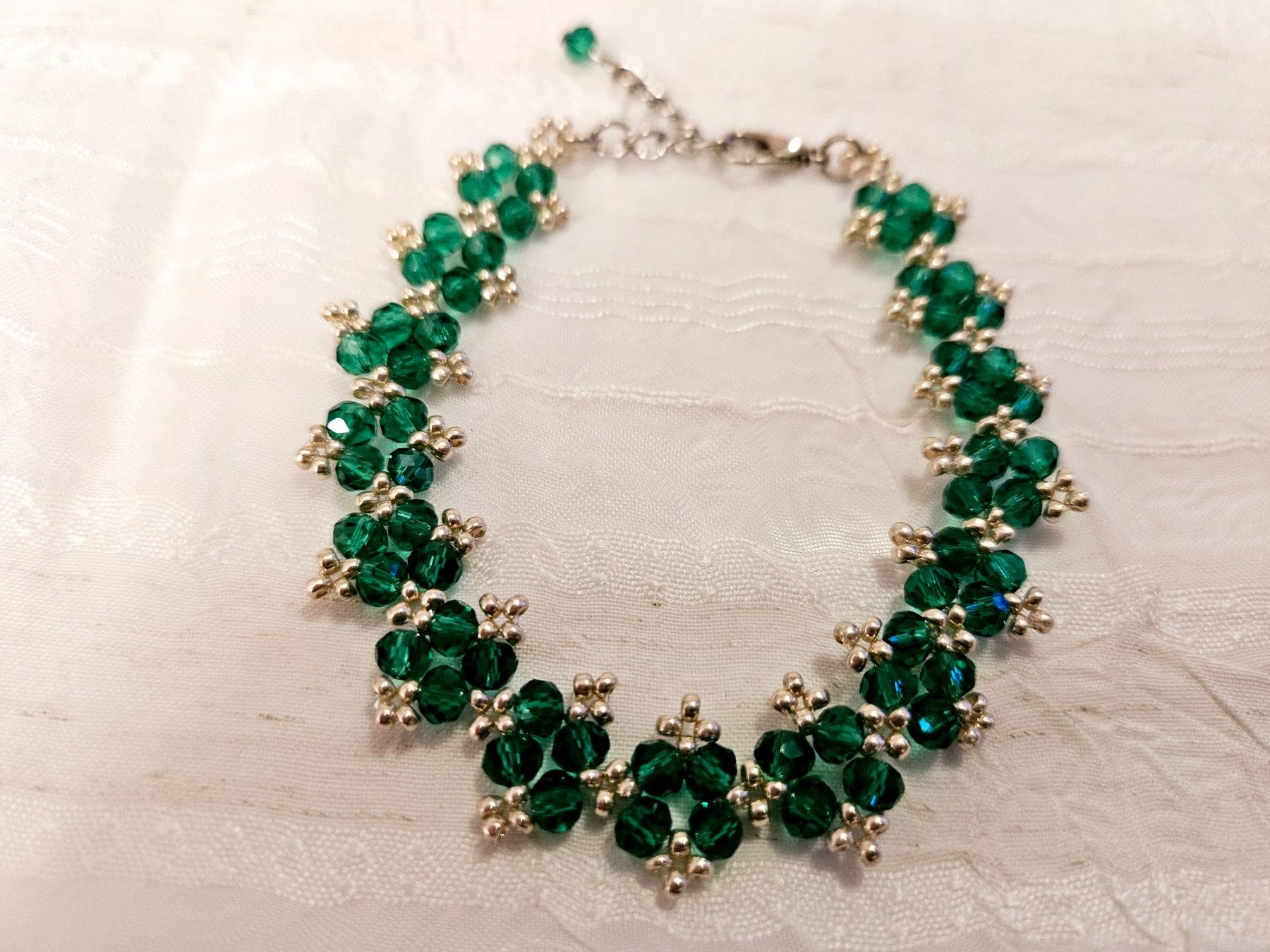 Bracciali & Braccialetti: Hangemachte armkette aus glasperlen – Nuovo (secondo la descrizione) da Dietikon venduto da Eleda 1