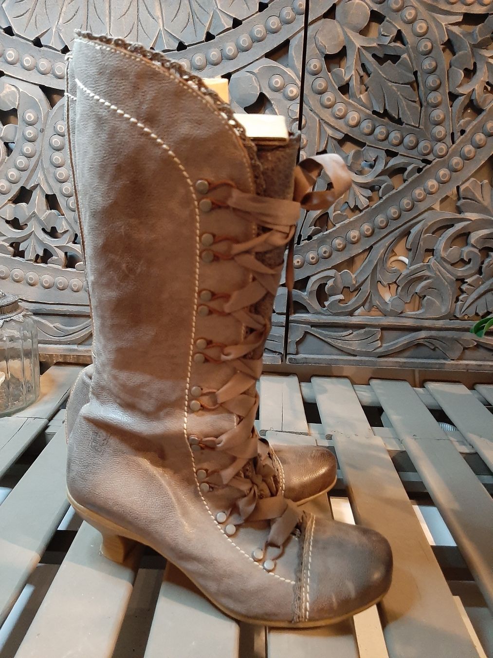 Scarpe da donna: wunderschöne BRAKO Stiefel braungrau 38 – Usato da Bern venduto da Preloved.Nile.4.Sale 5