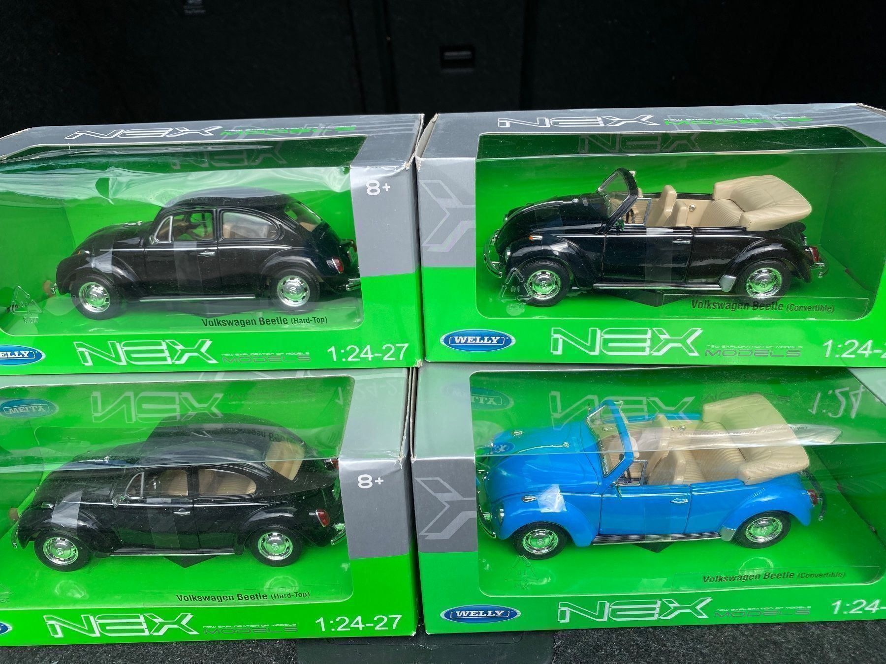 Welly Modellini d'auto: VW Käfer Beetle Cabrio Welly Modellauto – Nuovo e nell'imballaggio originale da Zürich venduto da dennisbooker2001
