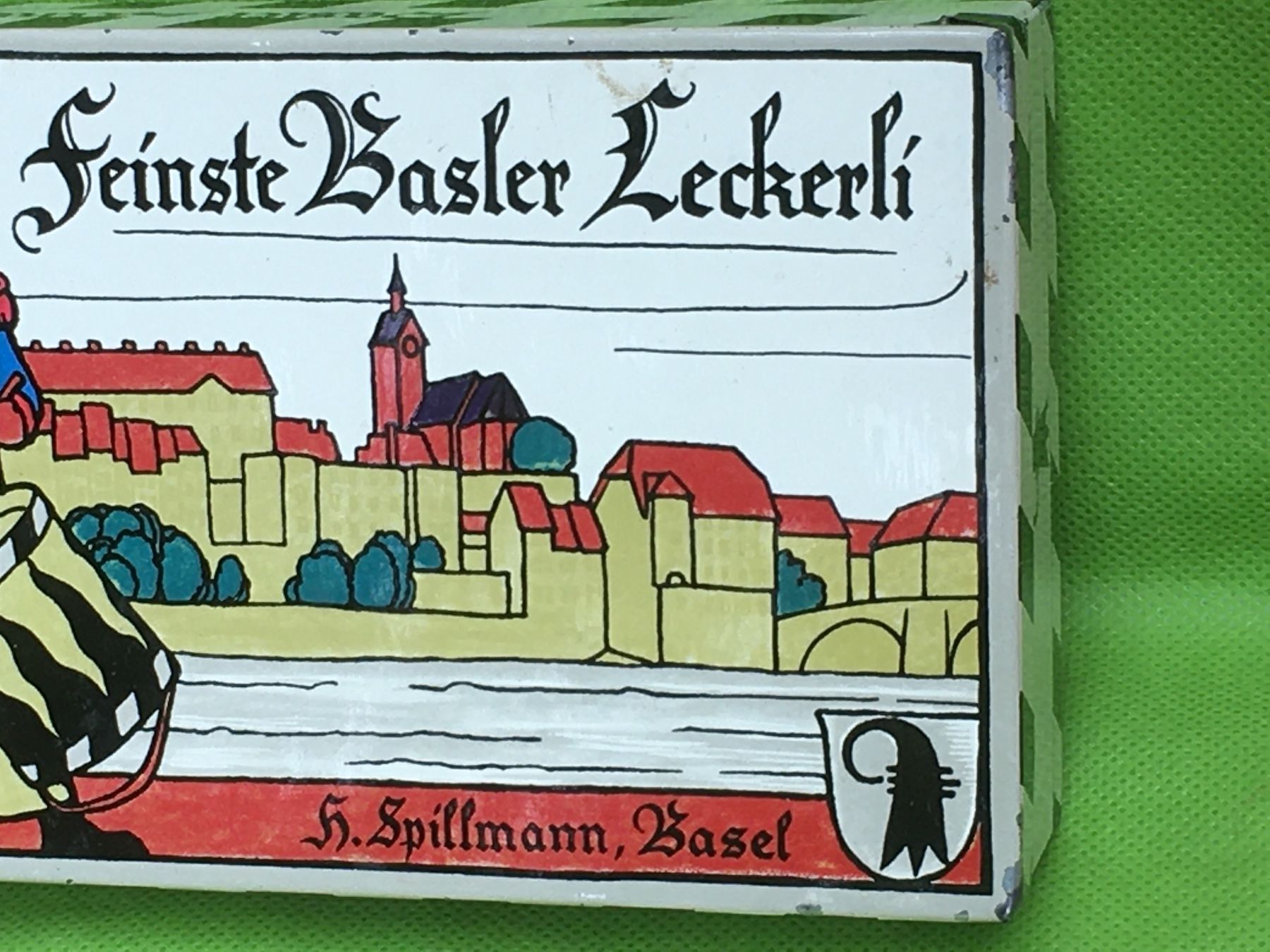 Dosen: alte Blechdose Basler Leckerli H. Spillmann – Gebraucht aus Wil SG von rolandsflohland 6