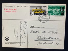 Automobilpost 1937 Comptoir suisse Lausanne