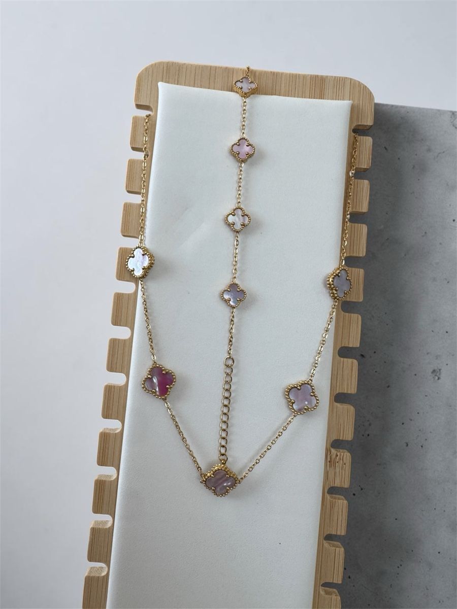 Bracciali & Braccialetti: Vergoldetes Edelstahl Set Vierblatt – Nuovo e nell'imballaggio originale da Oberhasli venduto da Duabelle_official