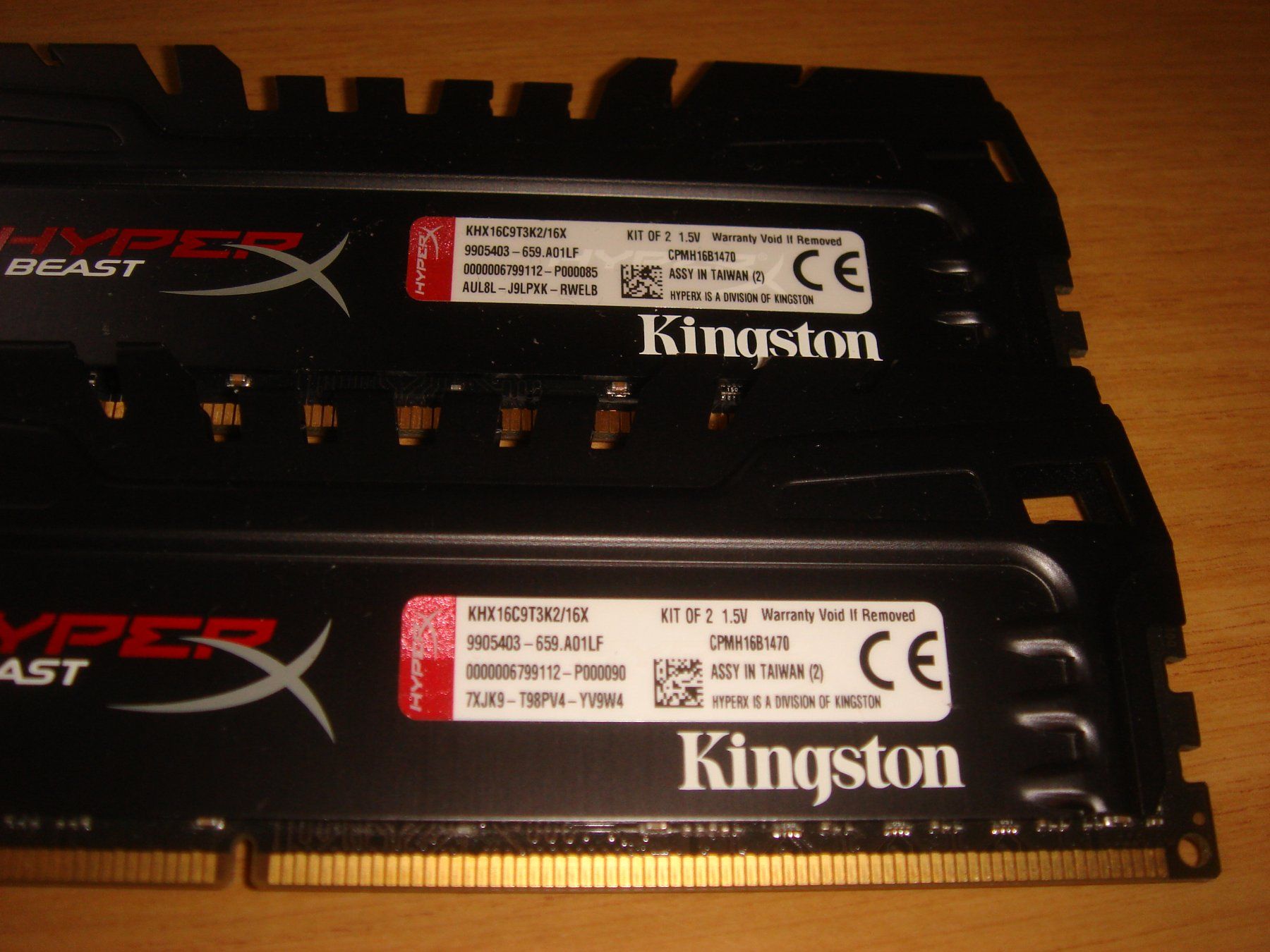 Kingston Memoria / RAM: 2 stück 8gb ddr3 RAM für Computer. – Usato da St. Gallen venduto da pc-sg 1