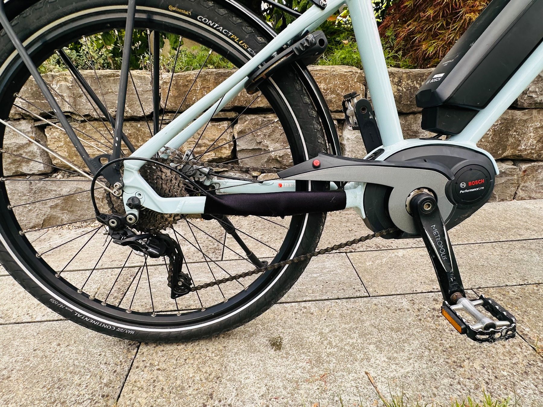 Ibex Biciclette: Damen E-Bike IBEX milch-blau – Usato da Grosshöchstetten venduto da urs_qsb2 1