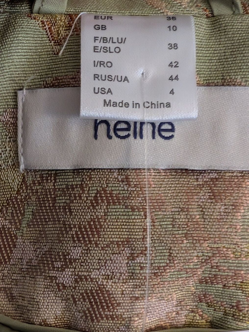 Heine Giacche: Longblazer, Jacquard, Gr. 38, neu – Usato da Ermatingen venduto da Hanni_und_Nanni 5