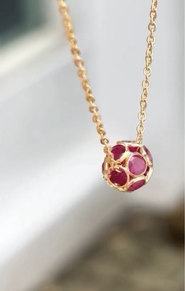 Ketten: Halskette Burmese Ruby – Neu (gemäss Beschreibung) aus Rapperswil SG von Gemstonebyyo