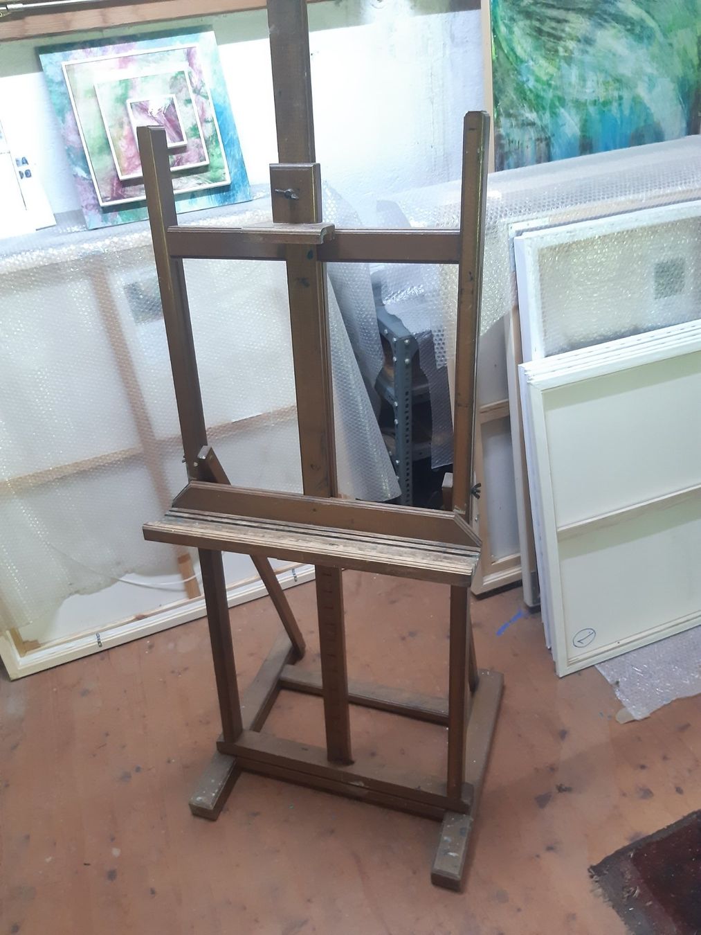 Staffeleien: Staffelei Holz Eiche - vintage – Gebraucht aus Lumino von Onyxrocks 1