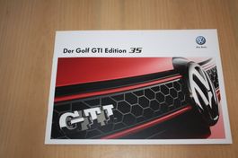 VW Golf GTI Edition 35 Prospekt 5/2011